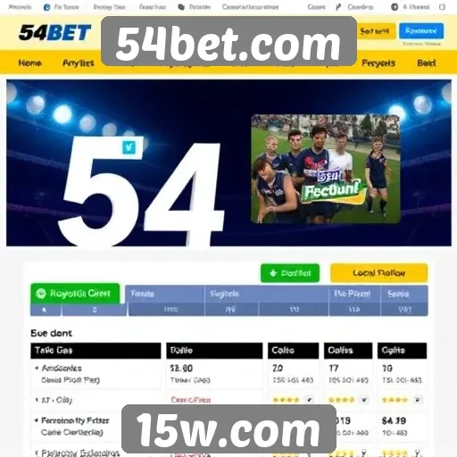 Novidades na plataforma 54bet.com atraem usuários
